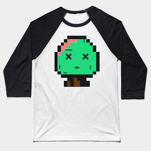 Zombie Squish Buds Baseball T-Shirt by Squish Buds